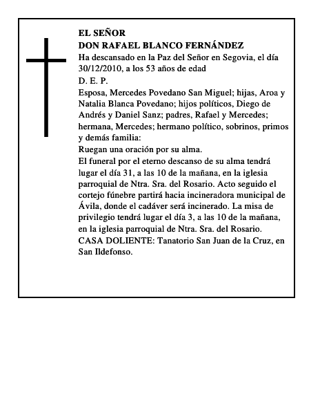 Don Rafael Blanco Fernández