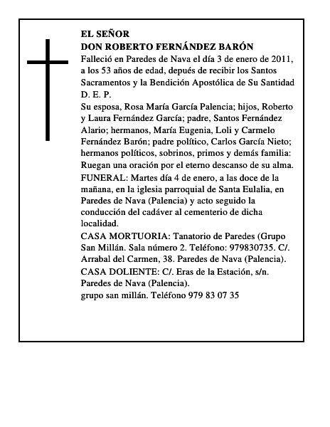 Don Roberto Fernández Barón