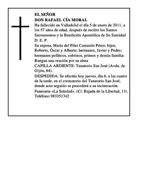Don Rafael Cía Moral