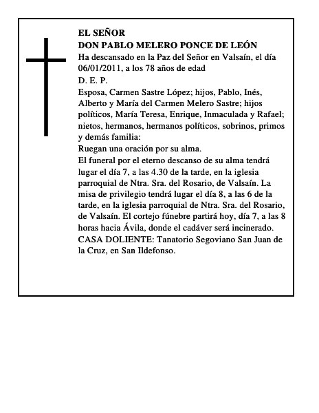Don Pablo Melero Ponce de León