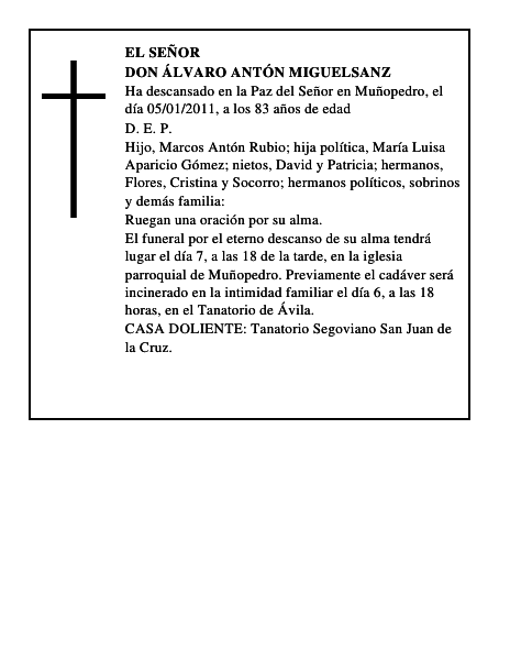 Don Álvaro Antón Miguelsanz