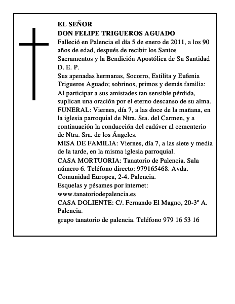 Don Felipe Trigueros Aguado