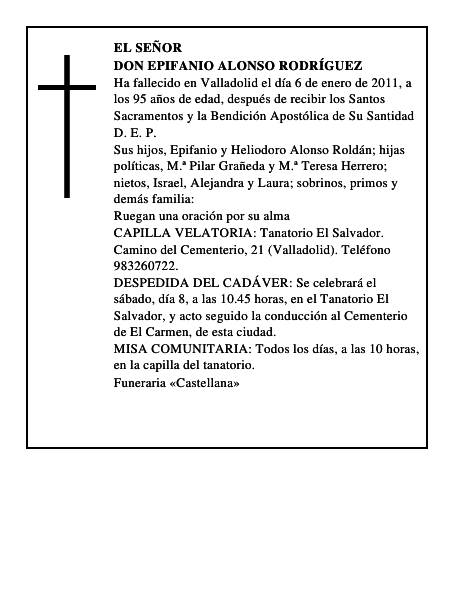 Don Epifanio Alonso Rodríguez