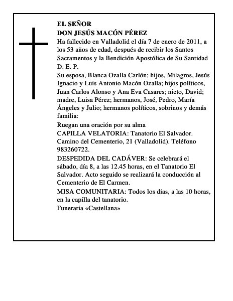 Don Jesús Macón Pérez