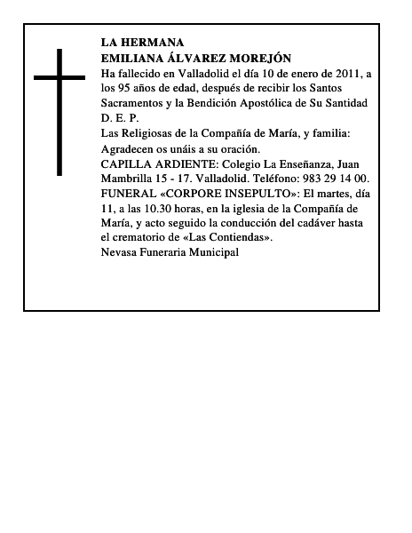 Emiliana Álvarez Morejón