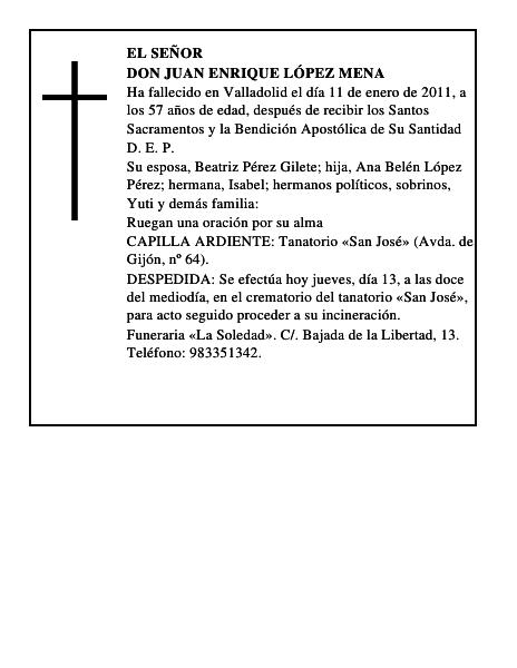 Don Juan Enrique López Mena
