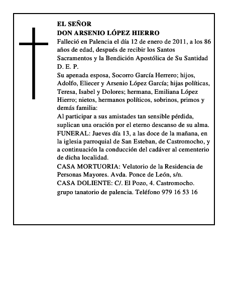 Don Arsenio López Hierro
