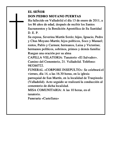 Don Pedro Moyano Puertas