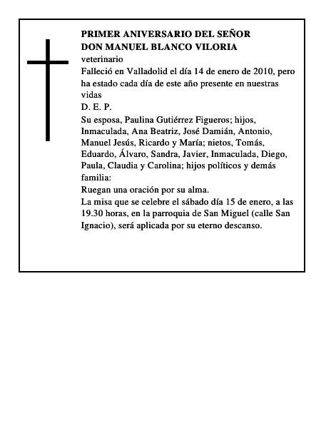 Don Manuel Blanco Viloria
