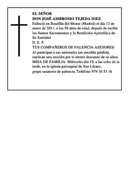 Don José Ambrosio Tejeda Diez