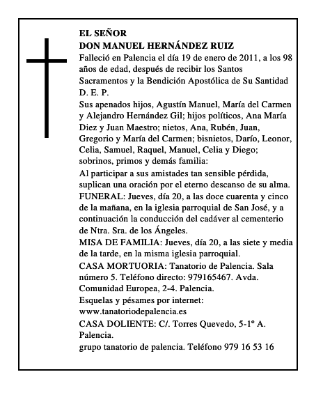 Don Manuel Hernández Ruiz