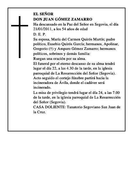 Don Juan Gómez Zamarro