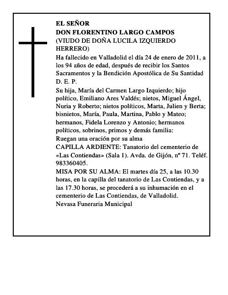 Don Florentino Largo Campos