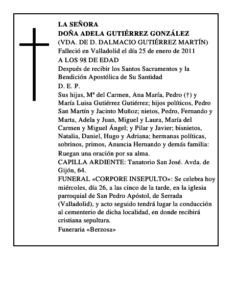 Doña Adela Gutiérrez González