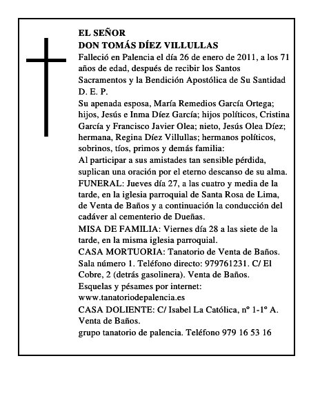 Don Tomás Díez Villullas