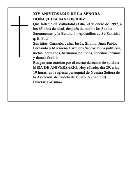 Doña Julia Santos Diez