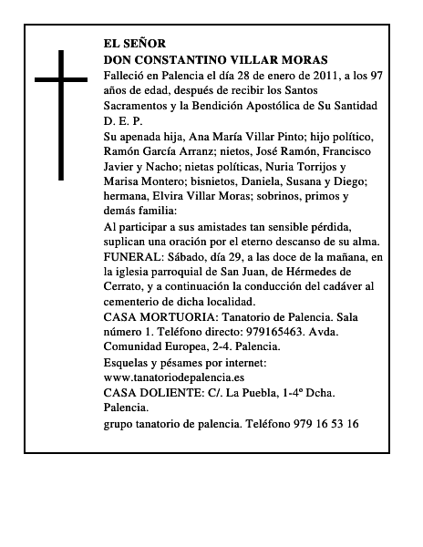Don Constantino Villar Moras