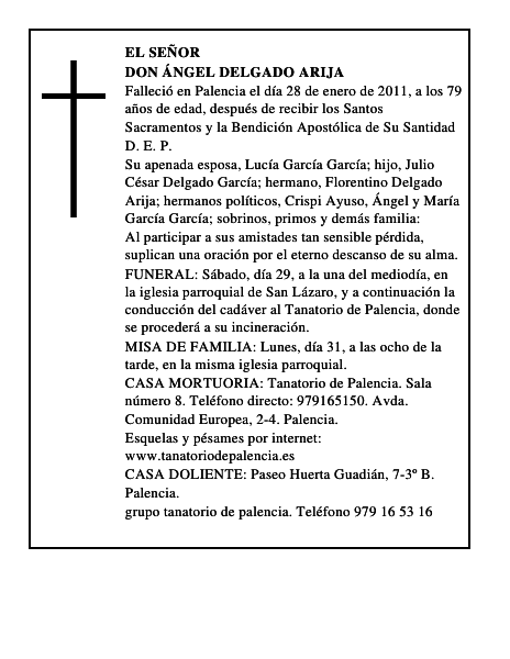 Don Ángel Delgado Arija