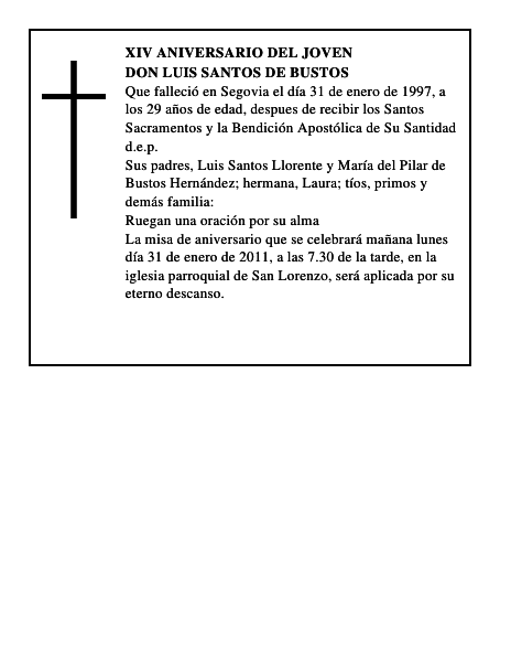 Don Luis Santos de Bustos