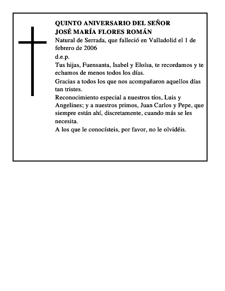 José María Flores Román