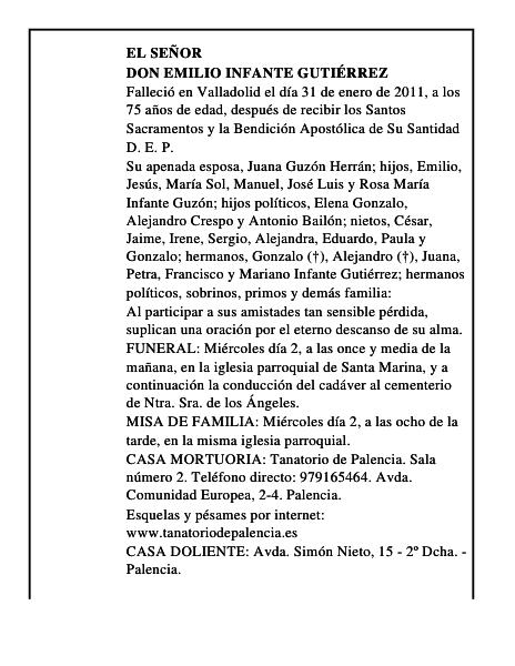 Don Emilio Infante Gutiérrez