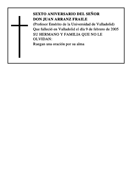 Don Juan Arranz Fraile