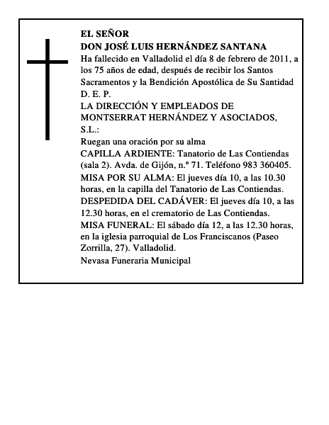 Don José Luis Hernández Santana
