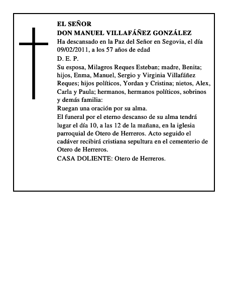 Don Manuel Villafáñez González