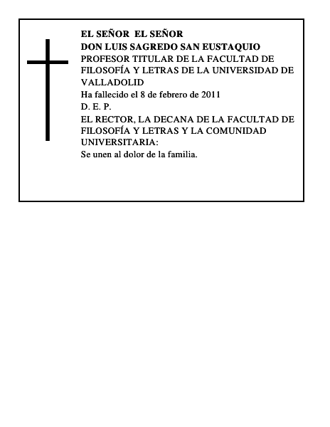 Don Luis Sagredo San Eustaquio