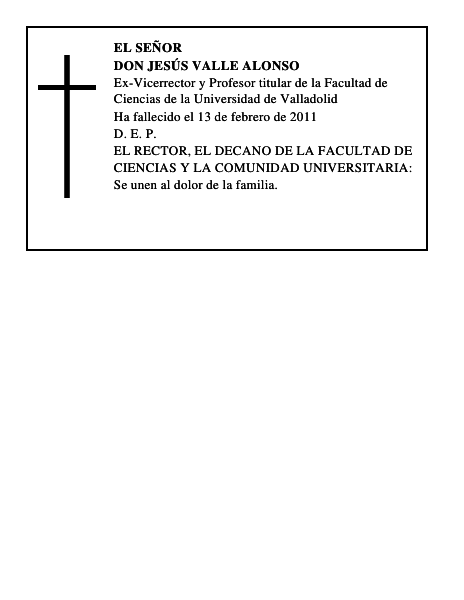 Don Jesús Valle Alonso