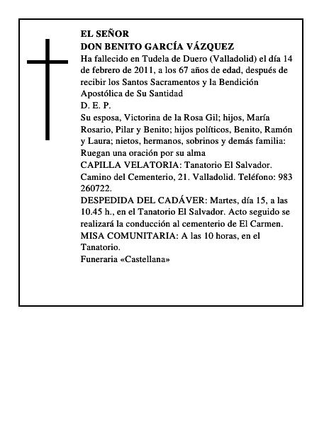 Don Benito García Vázquez