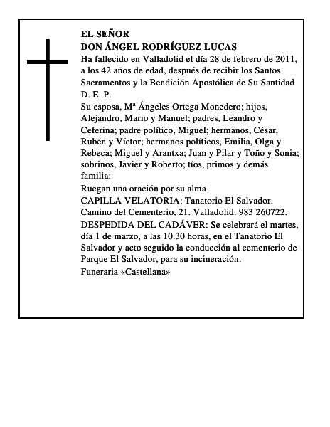 Don Ángel Rodríguez Lucas