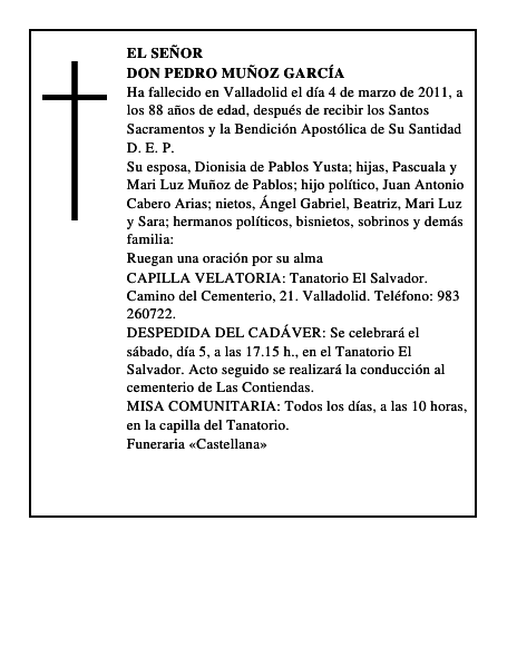 Don Pedro Muñoz García
