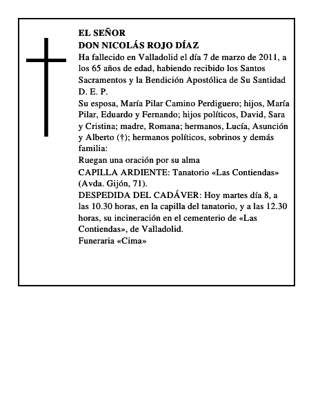 Don Nicolás Rojo Díaz
