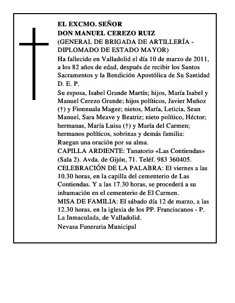 Don Manuel Cerezo Ruiz