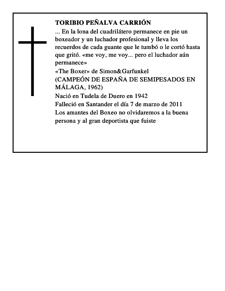 Toribio Peñalva Carrión