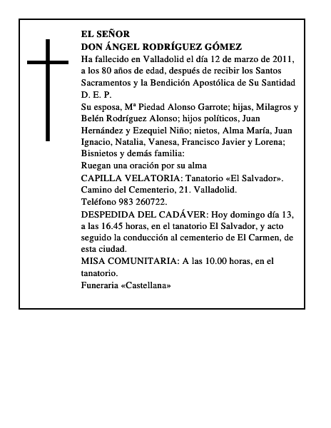 Don Ángel Rodríguez Gómez