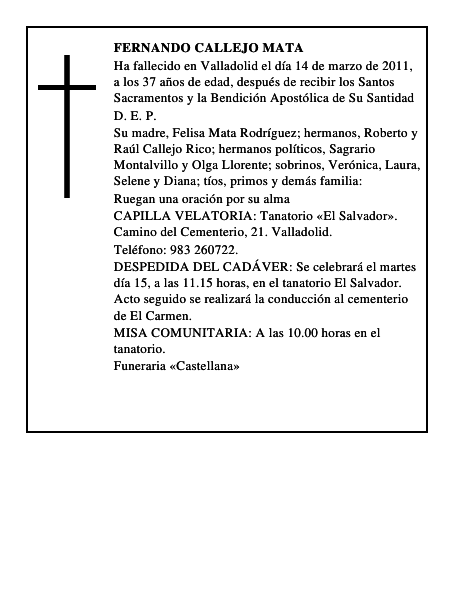 Fernando Callejo Mata