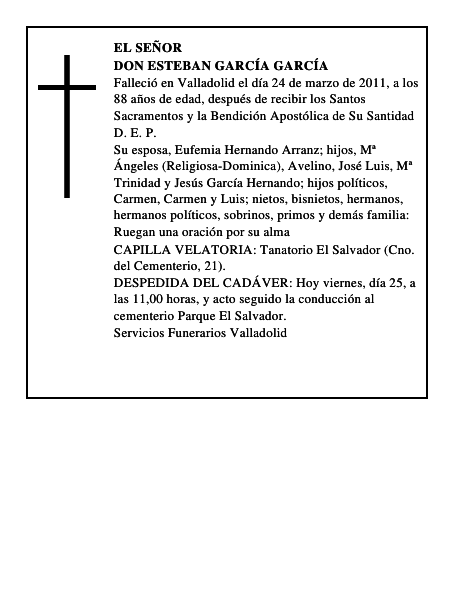 Don Esteban García García