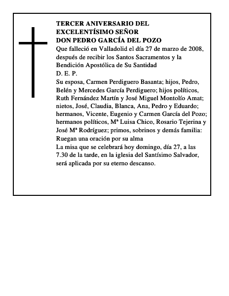 Don Pedro García del Pozo