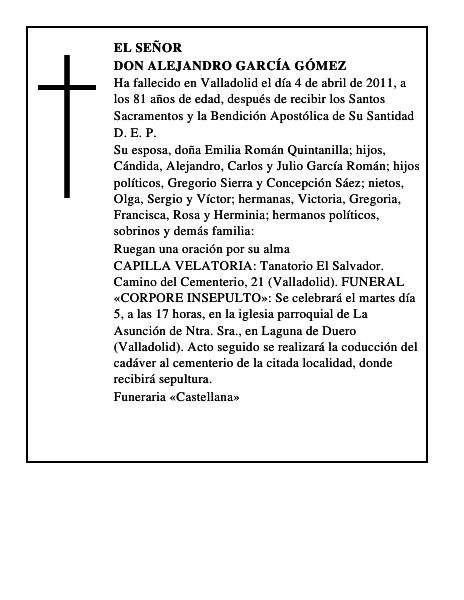 Don Alejandro García Gómez