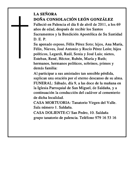 Doña Consolación León González