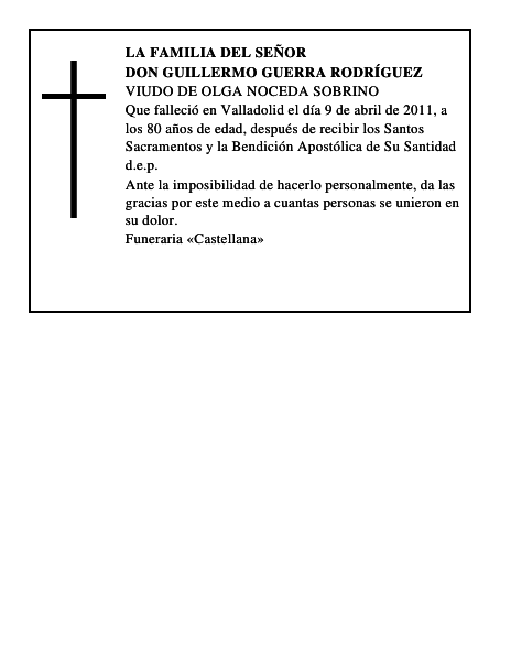 Don Guillermo Guerra Rodríguez