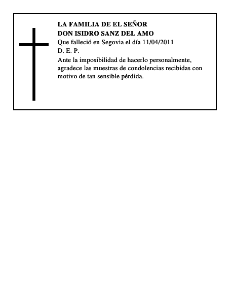 Don Isidro Sanz del Amo