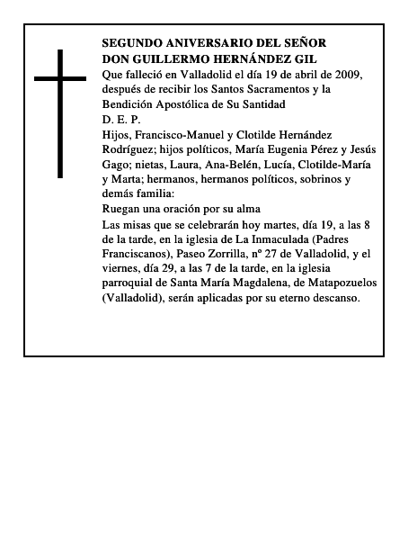 Don Guillermo Hernández Gil