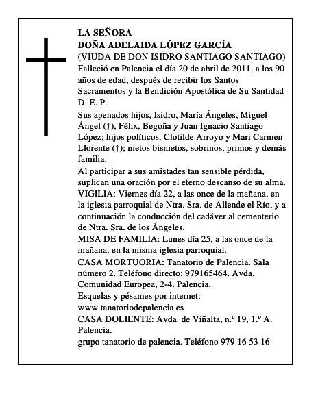 Doña Adelaida López García