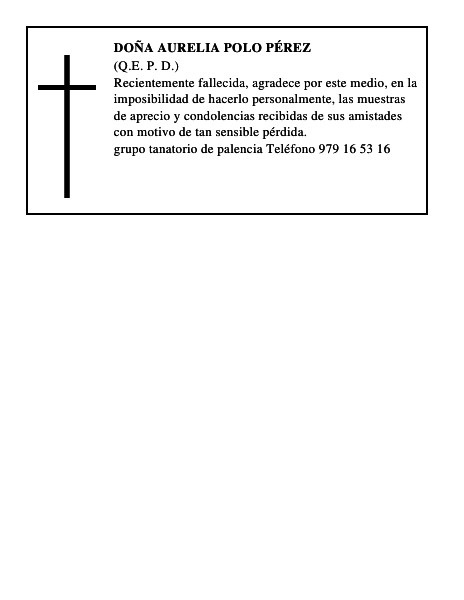 Doña Aurelia Polo Pérez