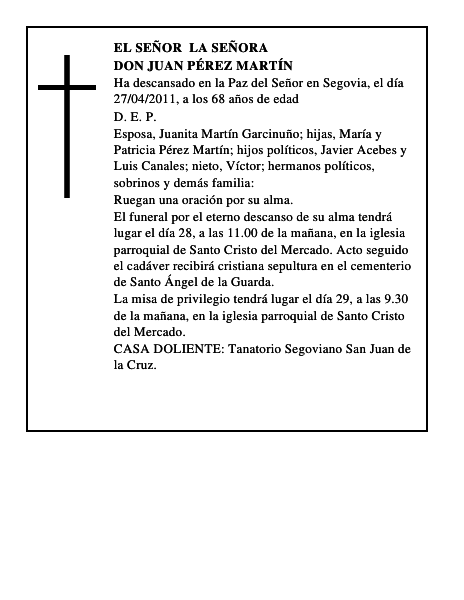 Don Juan Pérez Martín