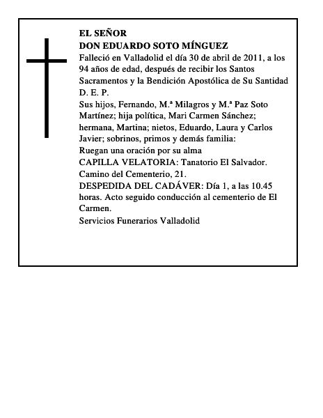 Don Eduardo Soto Mínguez