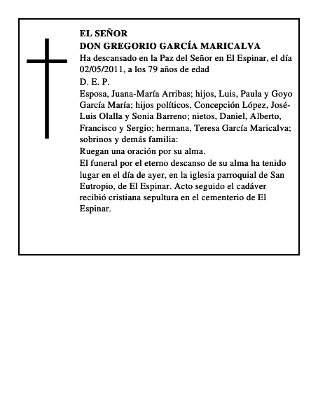 Don Gregorio García Maricalva